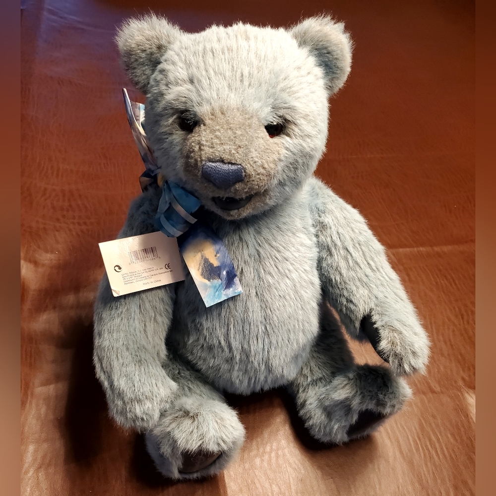NWT Gund Teddy Bear, 100th Ann, Signature Collection, signed, Original Bow, Tags